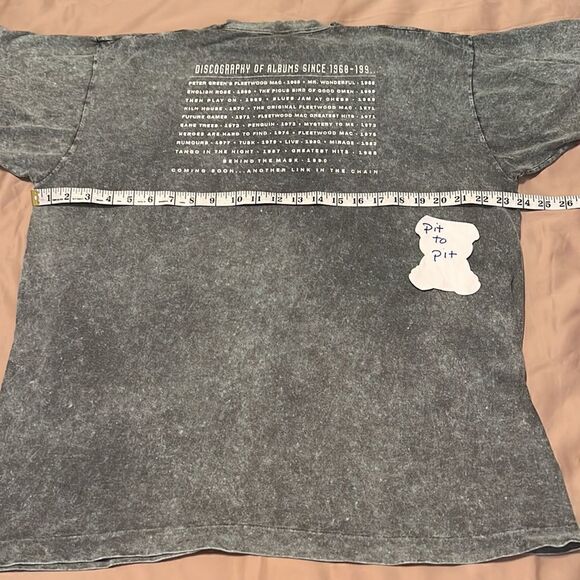 Vintage rare 1995 authentic Fleetwood Mac men’s size XL band tshirt  GVC - Picture 7 of 8